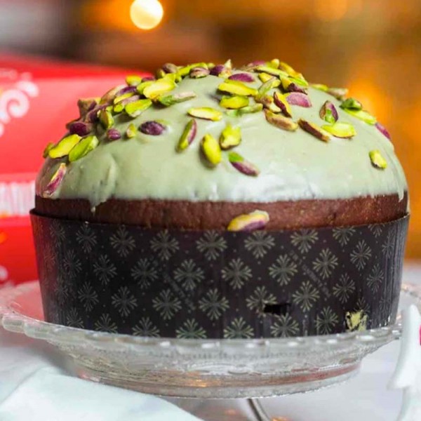 Panettone Artigianale Senza Glutine con Pistacchio - La Fontana Ristorante