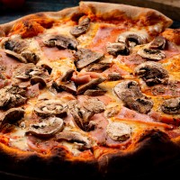 PIZZA HAM & MUSHROOMS