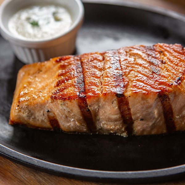 Grilled Salmon fillet - La Fontana Ristorante